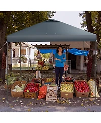 10 x 10 Feet Foldable Outdoor Instant Pop-up Canopy with Carry Bag