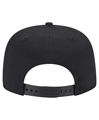 New Era Men's Black Sacramento Kings Team Text Golfer Snapback Hat