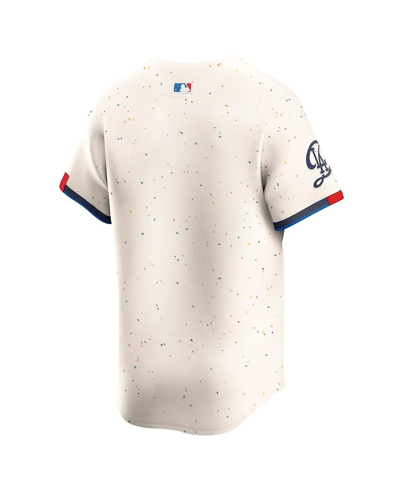 Nike Men's Cream Los Angeles Dodgers City Connect Limited Jersey