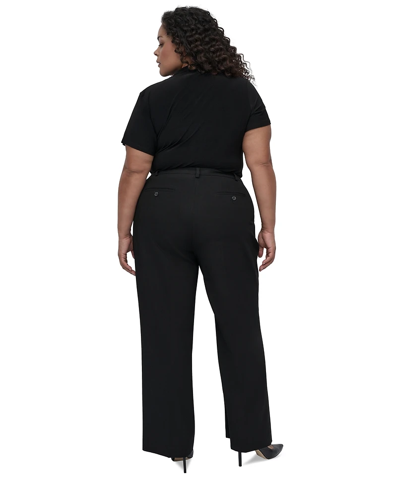 Dkny Plus Wide-Leg Pants