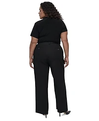 Dkny Plus Wide-Leg Pants