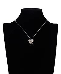 Disney Mickey Mouse Cubic Zirconia Tennis Pendant Necklace