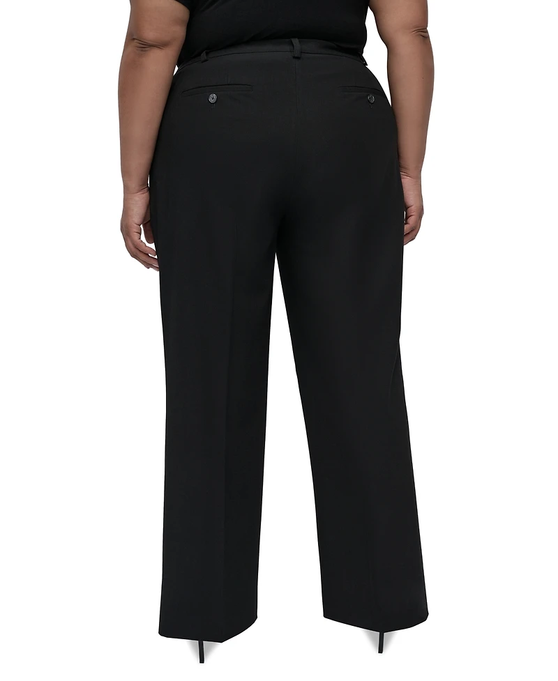 Dkny Plus Wide-Leg Pants
