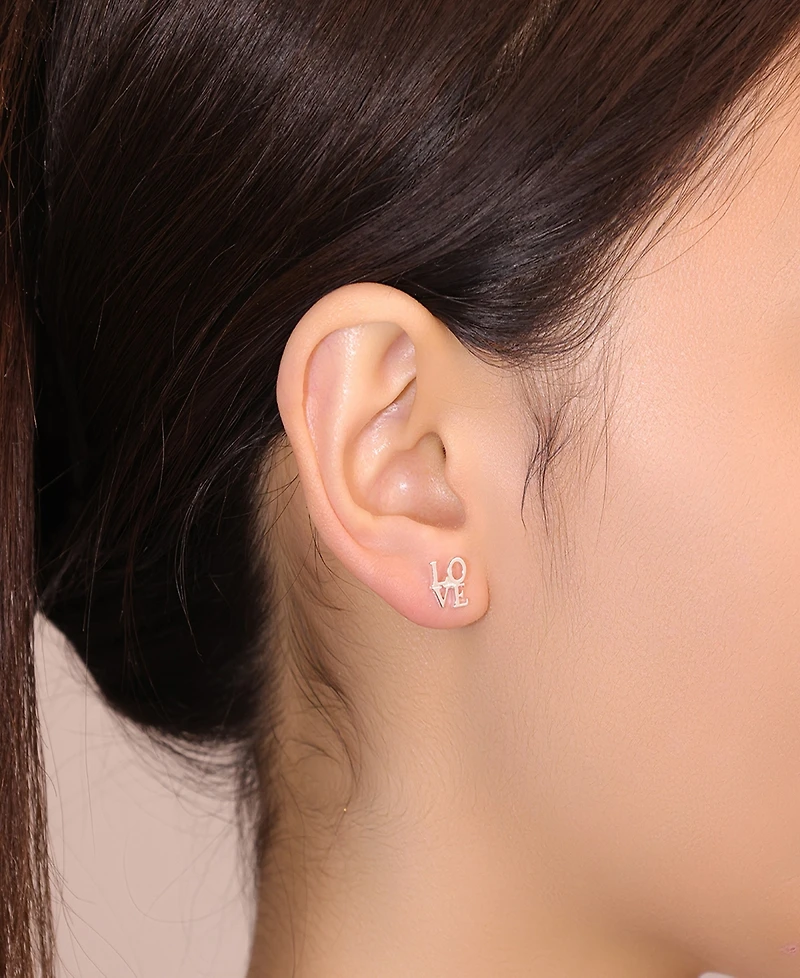 Unwritten Peanuts Crystal Love Snoopy Earring Set