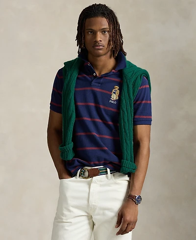 Polo Ralph Lauren Men's Custom Slim Fit Bear Mesh Shirt