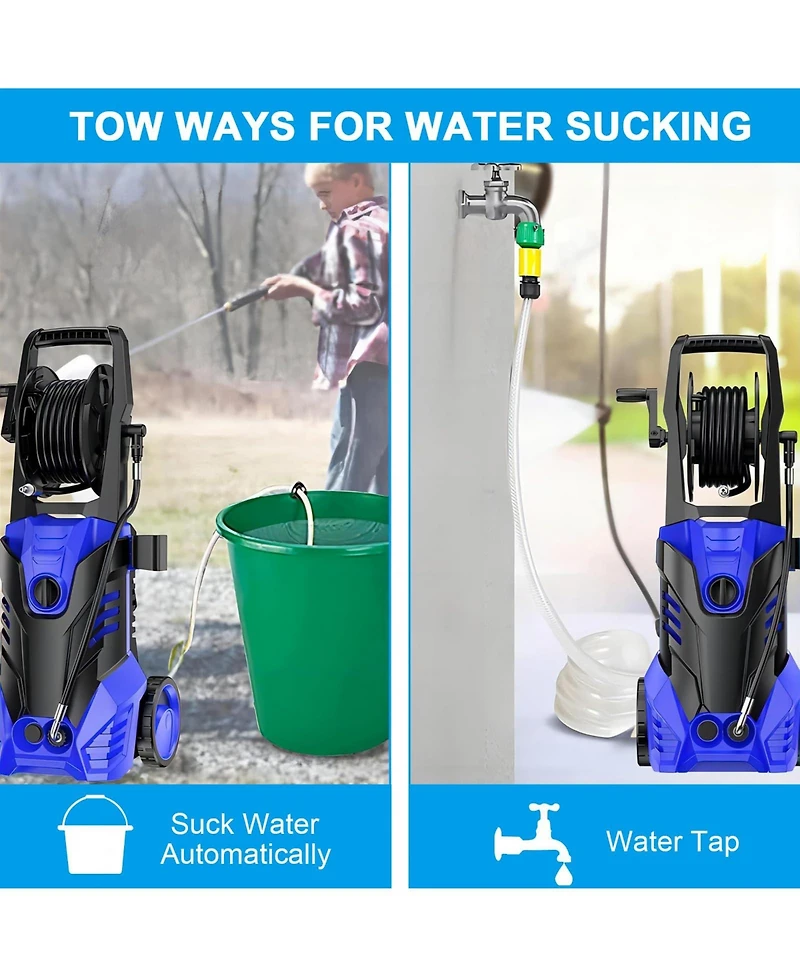3500 Psi 2.4 Gpm Electric Pressure Washer with Pressure Hose