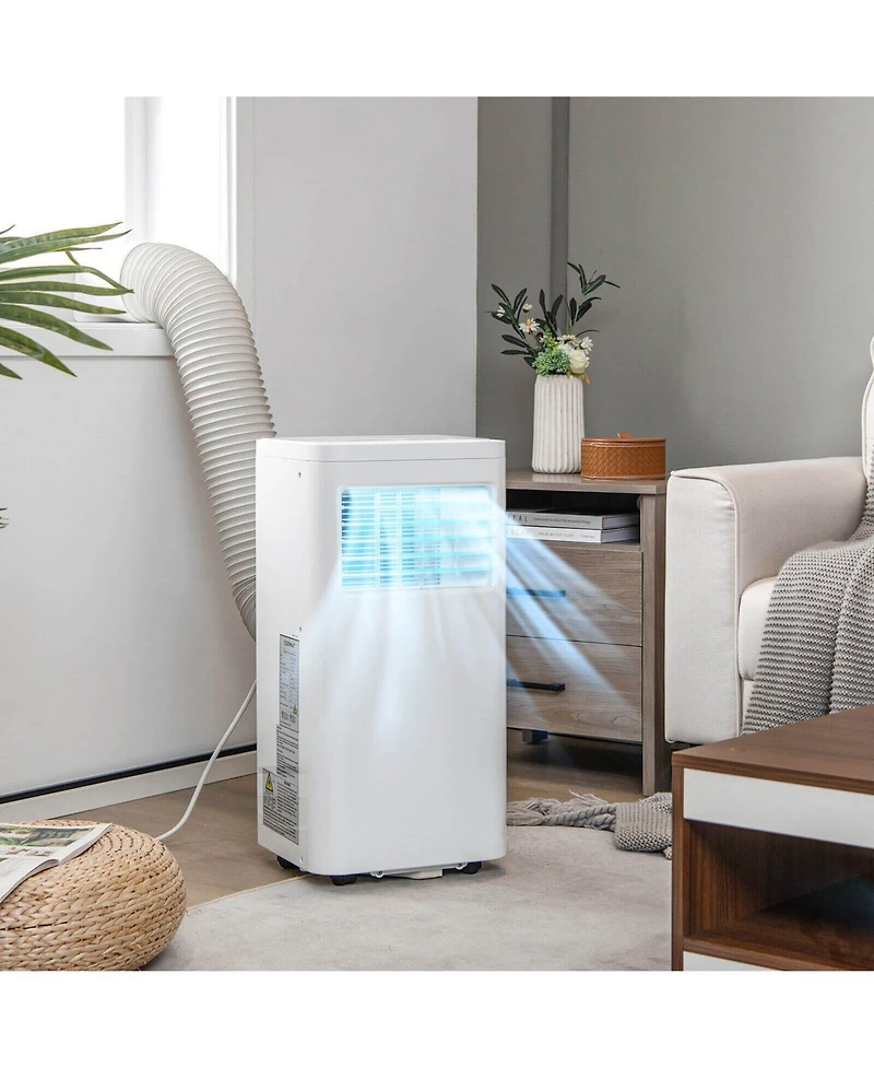 6000 Btu Portable Air Conditioner Cools 250 Sq.Ft