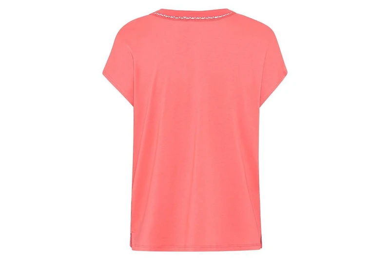 Olsen Women's Linen Mix T-Shirt