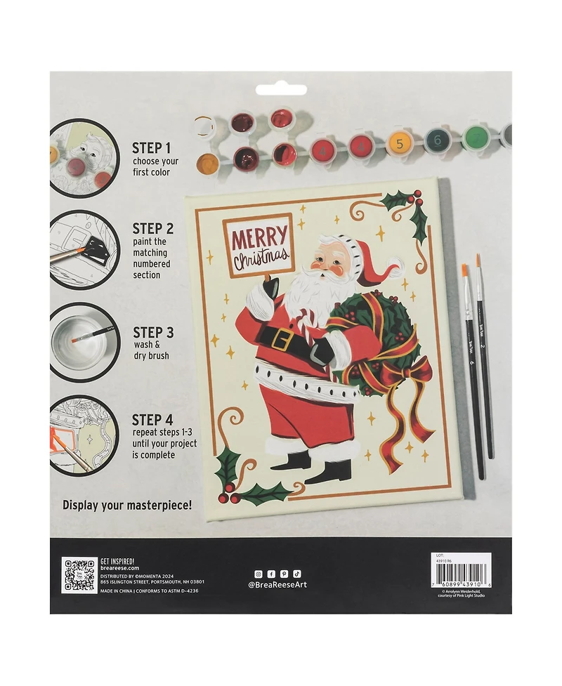 Acrylic Paint-By-Number Kit