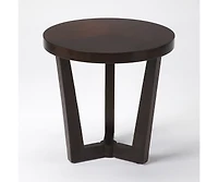 Contemporary Three-Leg Round End Table for Stylish Accent