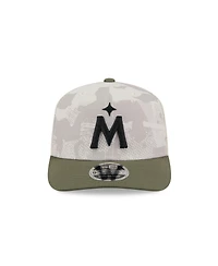 New Era Men's Light Beige/Olive Minnesota Twins 2025 Armed Forces Day 9SEVENTY Adjustable Hat