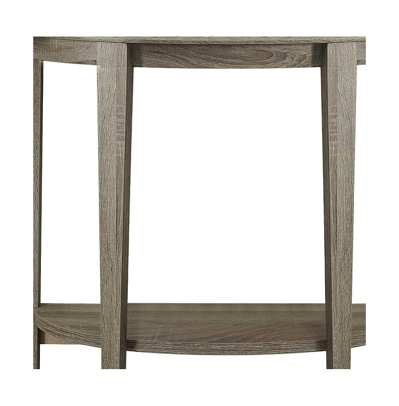 Modern End Table with Bottom Shelf for Storage