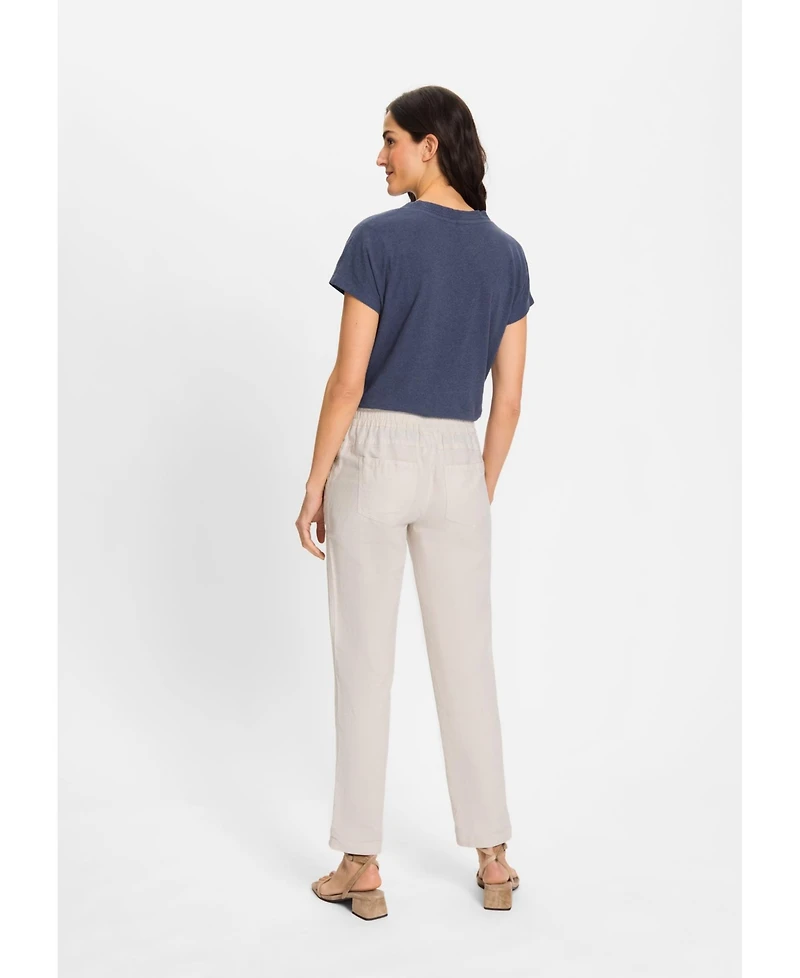Olsen Women's Lisa Fit Straight Drawstring Pant
