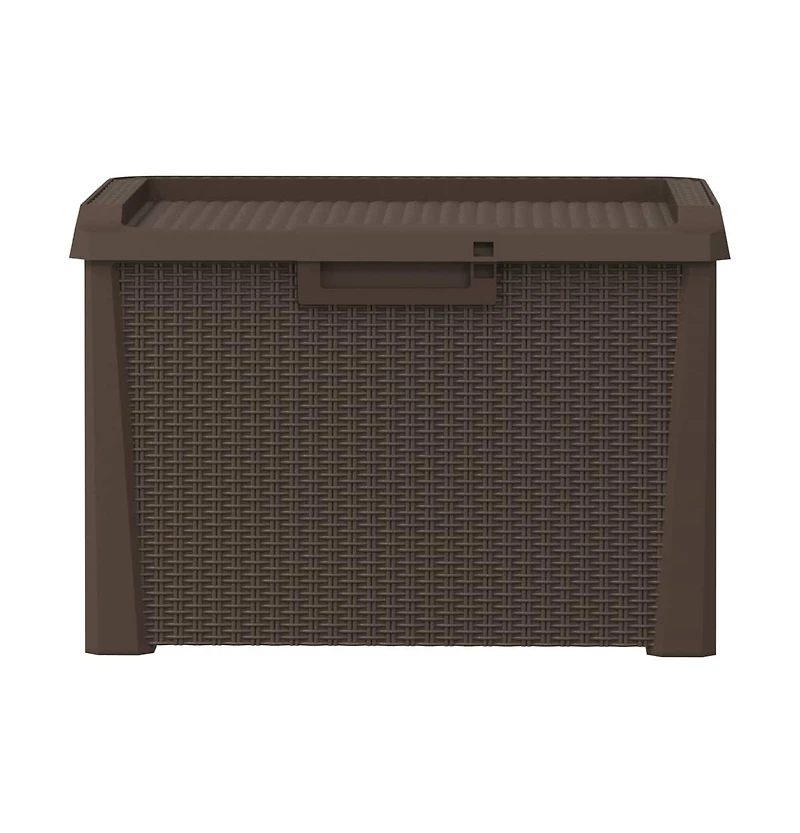 Patio Storage Box Brown 33 gal Pp