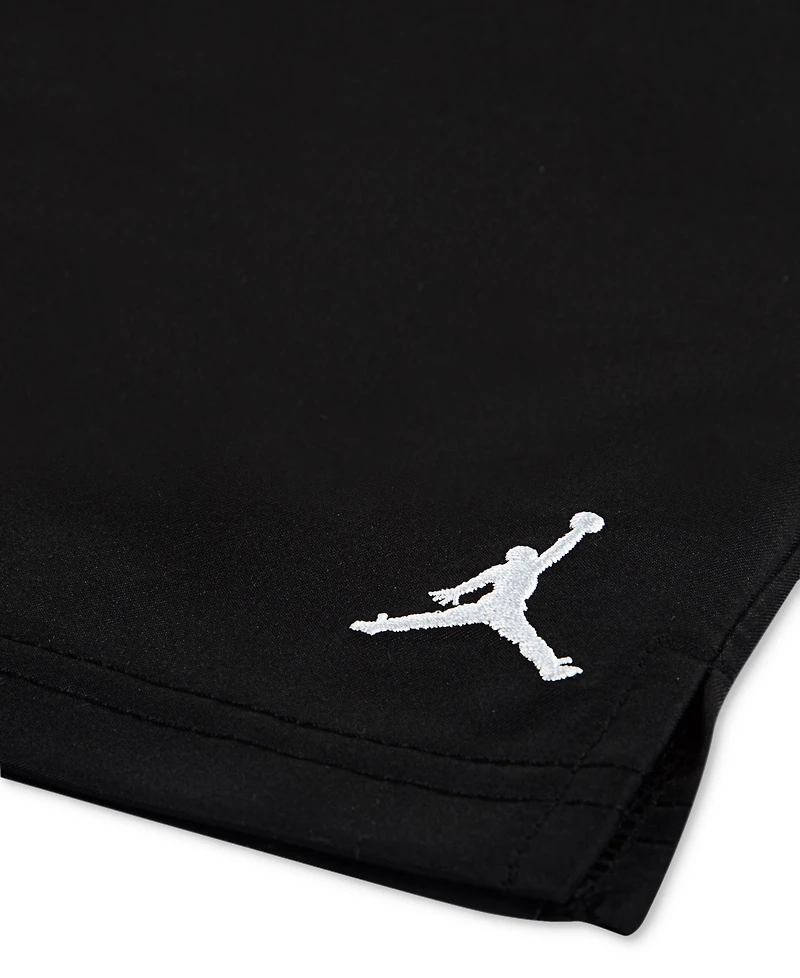 Jordan Little Boys Dri-fit Jumpman Woven Play Jersey T-Shirt & Mesh Shorts, 2 Piece Set