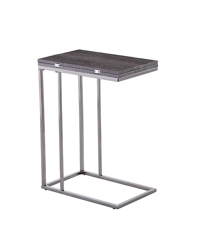 Expandable Rectangular End Table for Living Room or Office Use