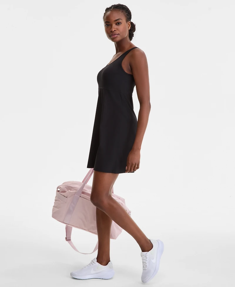 Id Ideology Women's Performance Ribbed Sleeveless Dress, Exclusively at Macy's