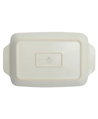 Gibson Home Beachmont 9 x 13 4 Qt Casserole Baking Dish for Oven, Ceramic Baking Pan, Lasagna Pan with Handles - Micorwave and Oven Safe