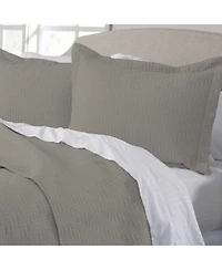 Linery & Co. Microfiber Stitched Quilt Set with Shams