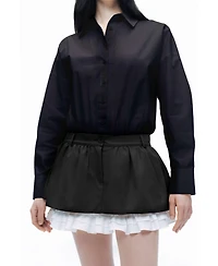 Nocturne Women's Shirt Collar Bodysuit