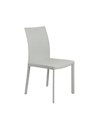 Set of 2 Dining Side Chairs with Padded Seats