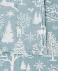 Linery & Co. Ultra-Soft Printed Velvet Plush Sheet Set