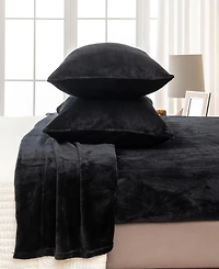 Linery & Co. Ultra-Soft Velvet Plush Solid Sheet Set