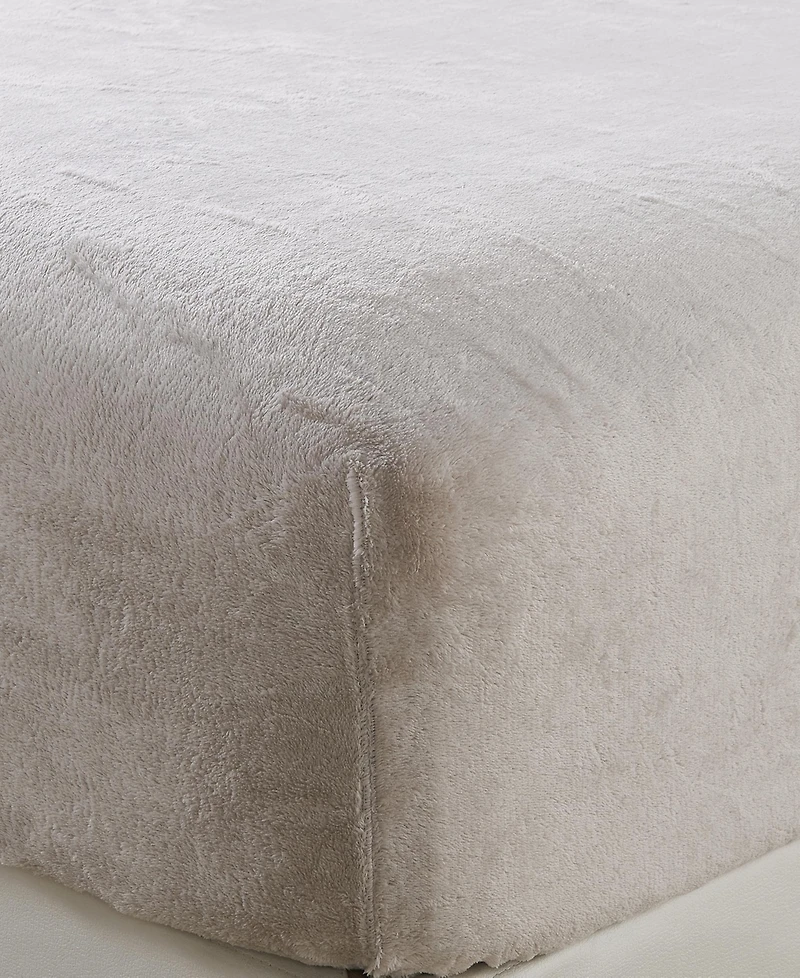 Linery & Co. Soft Plush Velvet Single Fitted Sheet