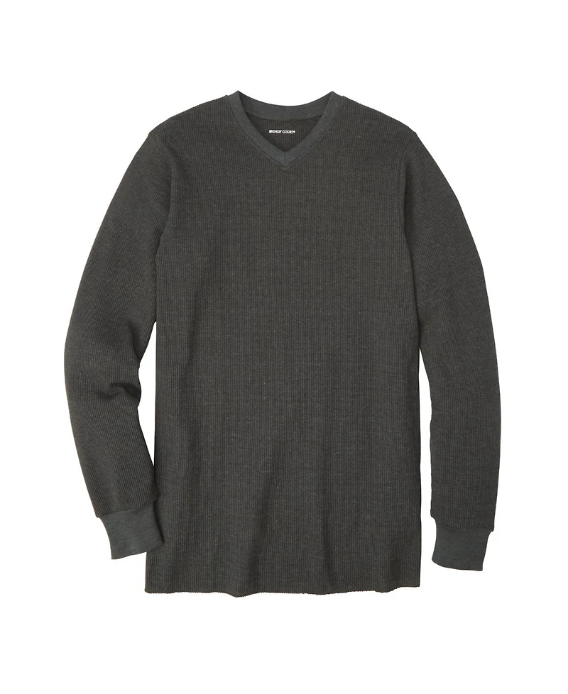KingSize Big & Tall Heavyweight Thermal V-Neck Underwear Shirt