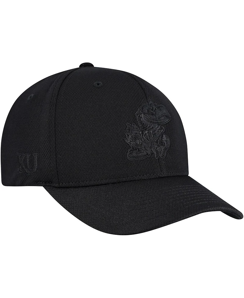 Top of the World Men's Black Kansas Jayhawks Reflex Performance Flex Hat