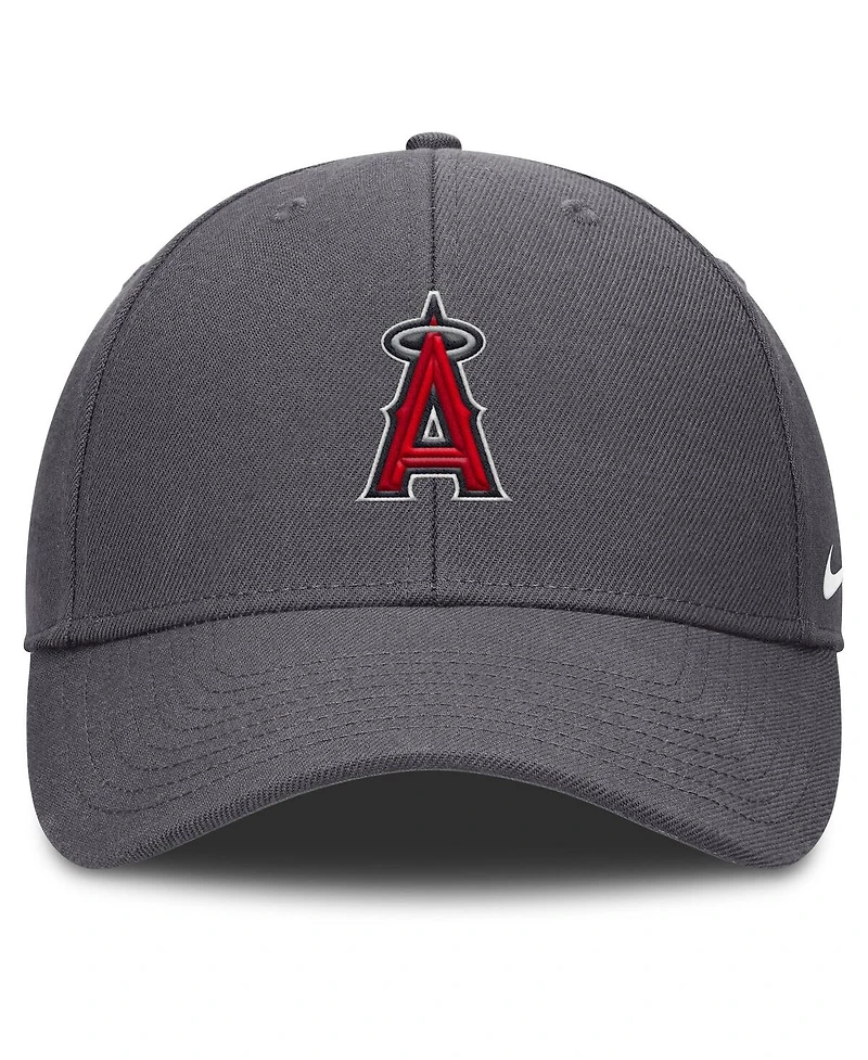 Nike Men's Gray Los Angeles Angels Club Performance Adjustable Hat