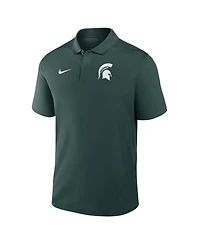 Nike Men's Green Michigan State Spartans Primetime Victory Primary Logo Performance Polo Shirt