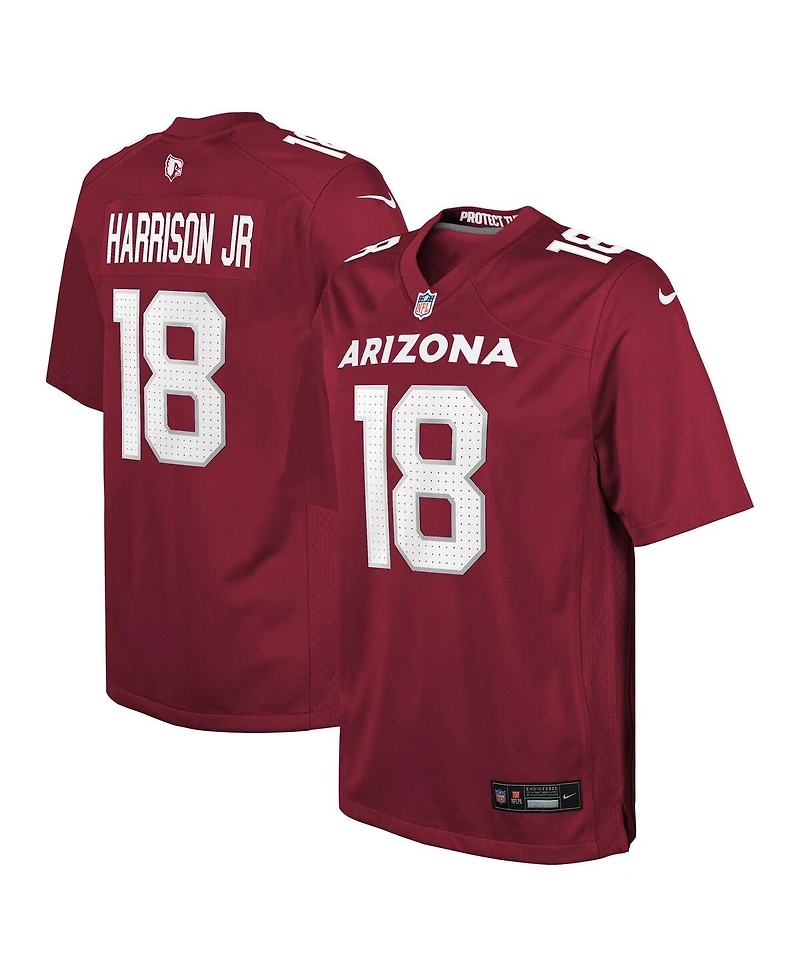 Nike Big Boys and Girls Marvin Harrison Jr. Cardinal Arizona Cardinals Player Game Jersey
