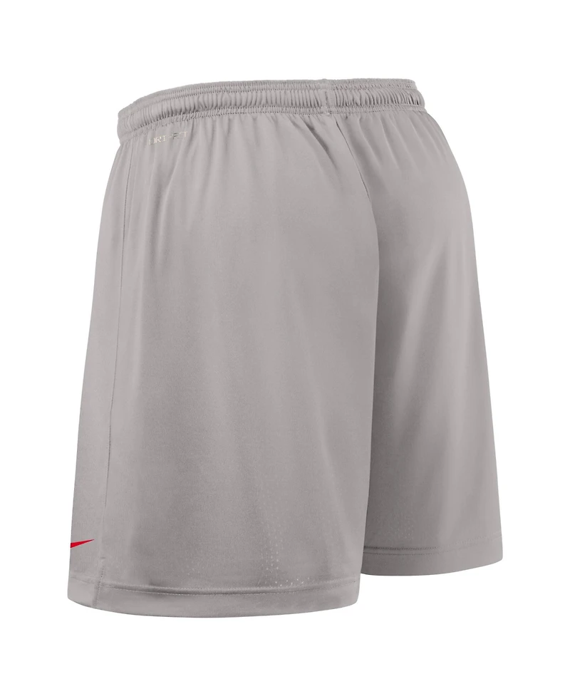 Nike Men's Scarlet/Gray Ohio State Buckeyes 2025 Sideline Reversible Performance Shorts