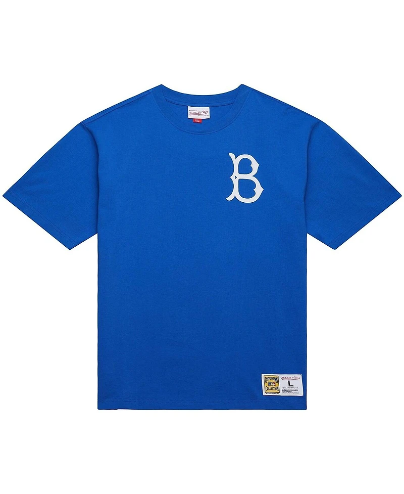 Mitchell & Ness Men's Jackie Robinson Royal Brooklyn Dodgers Legends Collection Vintage Logo T-Shirt
