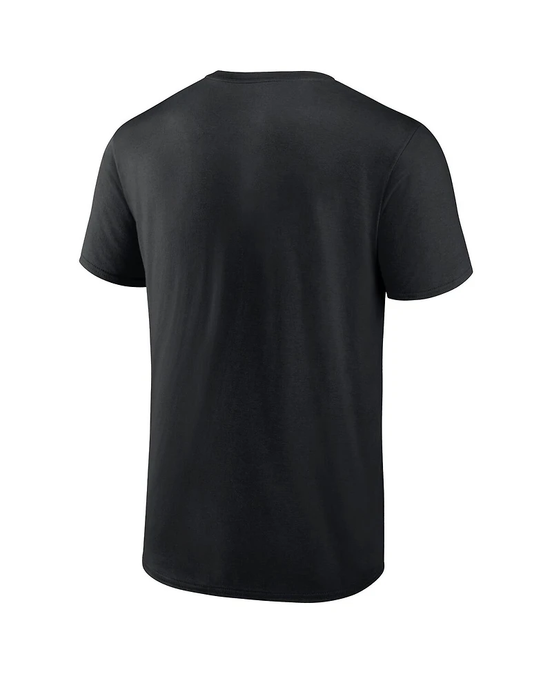 Fanatics Men's Black Vegas Golden Knights 2025 Pacific Division Champions T-Shirt