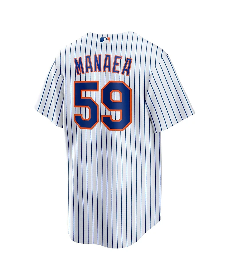 Nike Men's Sean Manaea White New York Mets Home Replica Jersey