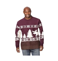 KingSize Men's Holiday Crewneck Sweater