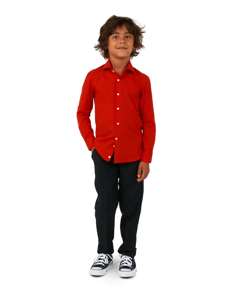 OppoSuits Toddler and Little Boys Devil Long Sleeve Shirt