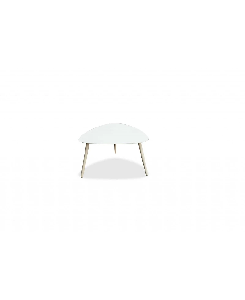 Lightweight Aluminum Accent Table for Indoor/Outdoor Use