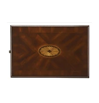 Modern Manufactured Wood Rectangular End Table with Lower Shelf