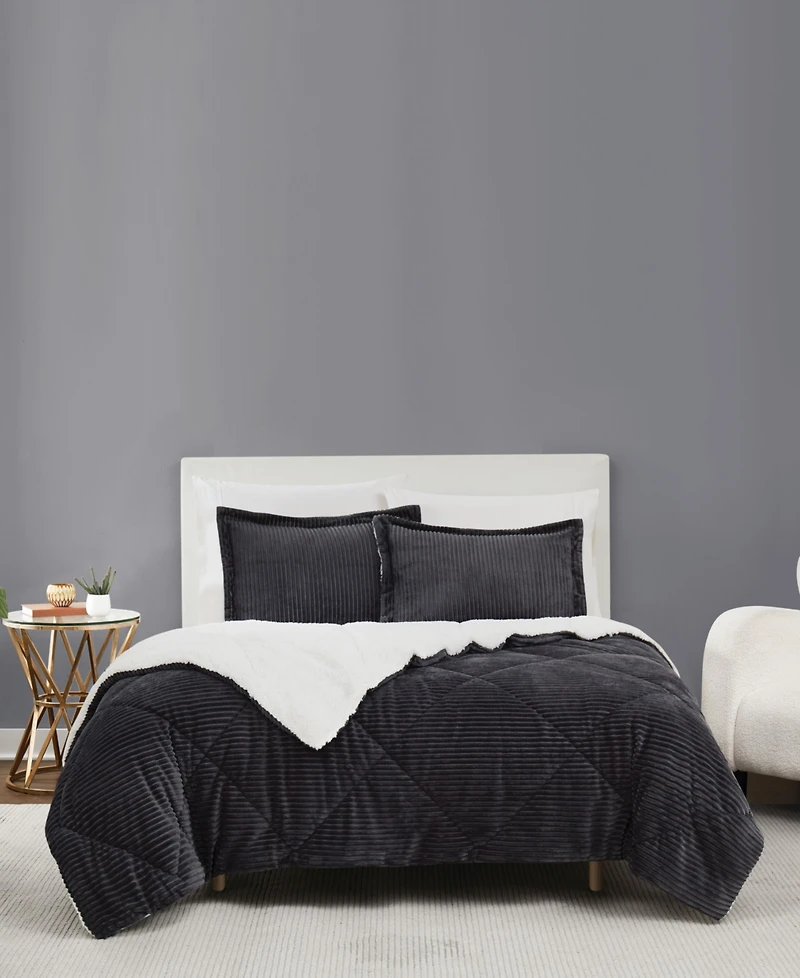 Brooklyn Loom Essential Corduroy 2-Pc. Comforter Set, Twin/Twin Xl