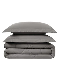 Cannon Oversized Cotton Percale 3-Pc. Comforter Set
