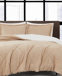 London Fog Signature Corduroy 3-Pc. Comforter Set