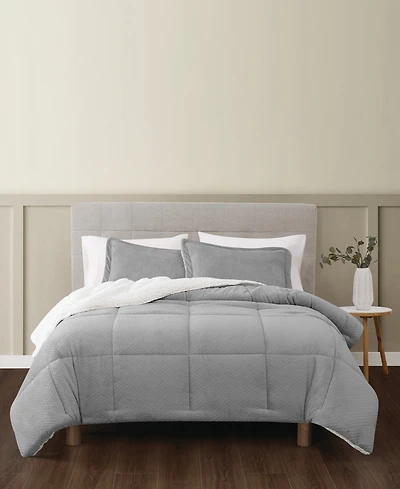 Truly Soft Basket Carved Softness 2-Pc. Comforter Set, Twin/Twin Xl