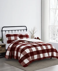 Cannon Cozy Buffalo Check 3-Pc. Comforter Set, Full/Queen