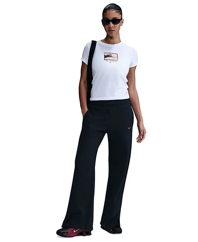 Nike Sportswear Women's Chill Knit Graphic Cropped T-Shirt