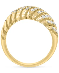 Effy Diamond Multi-Row Statement Ring (5/8 ct. t.w.) in 14k Yellow Gold