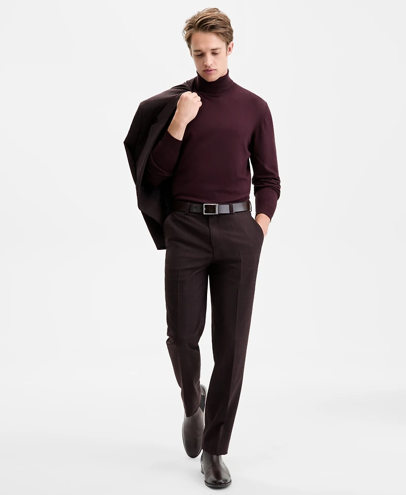 Hugo by Boss Men's Modern-Fit Plaid Suit Pants