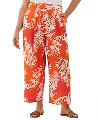 Ella Rafaella Plus Wide Leg Ankle Pants